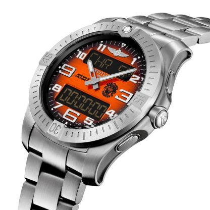Breitling Aerospace B70 Orbiter 25° Anniversario 43mm Uomo Orologio Arancione Titanio EB70101A1O1E1 - immagine 3