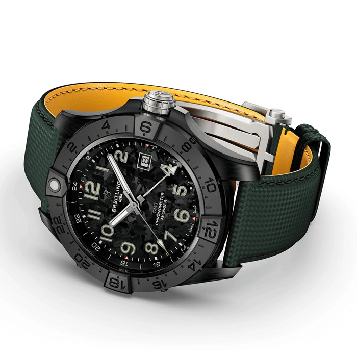 Breitling Avenger Automatic 44 mm Night Mission Orologio da uomo in pelle verde S32320101B1X1 - immagine 3