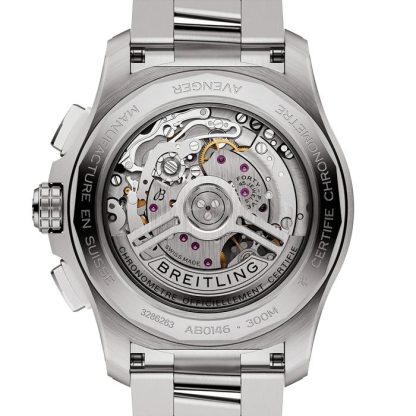 Breitling Avenger B01 Cronografo 42 Orologio da uomo in acciaio inossidabile blu AB0146101C1A1 - immagine 4