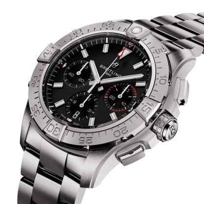 Breitling Avenger B01 Cronografo 42 Orologio da uomo in acciaio inossidabile nero AB0146101B1A1 - immagine 2