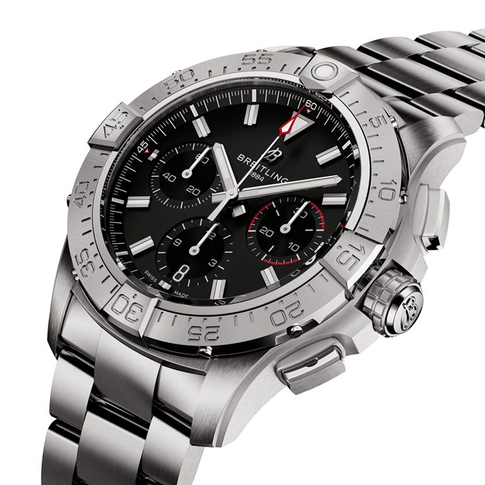 Breitling Avenger B01 Cronografo 42 Orologio da uomo in acciaio inossidabile nero AB0146101B1A1 - immagine 2