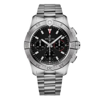 Breitling Avenger B01 Cronografo 42 Orologio da uomo in acciaio inossidabile nero AB0146101B1A1