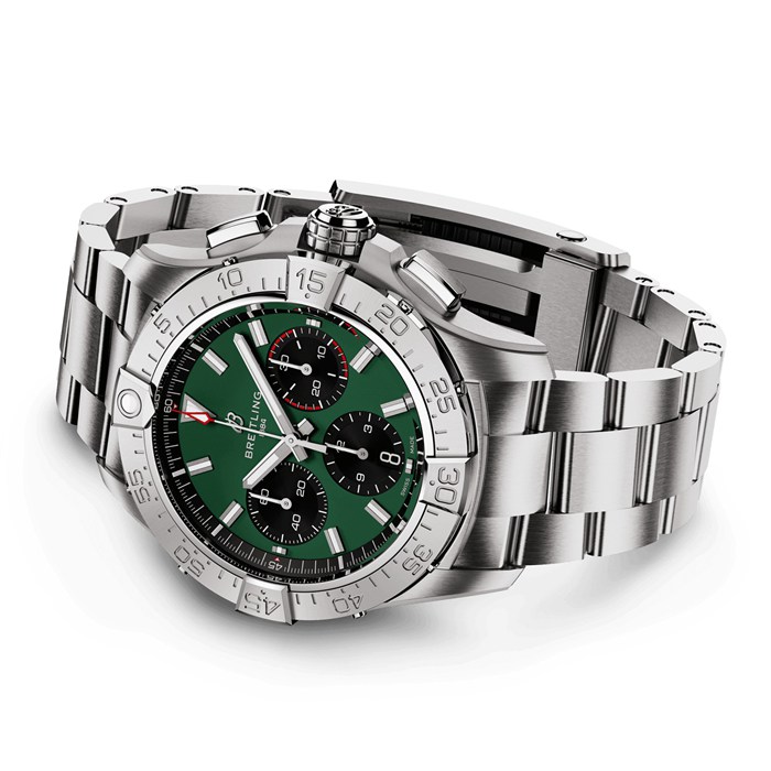 Breitling Avenger B01 Cronografo 42 Orologio da uomo in acciaio inossidabile verde AB0146101L1A1 - immagine 3