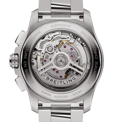 Breitling Avenger B01 Cronografo 42 Orologio da uomo in acciaio inossidabile verde AB0146101L1A1 - immagine 4