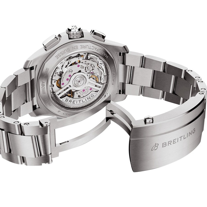 Breitling Avenger B01 Cronografo 42 Orologio da uomo in acciaio inossidabile verde AB0146101L1A1 - immagine 5