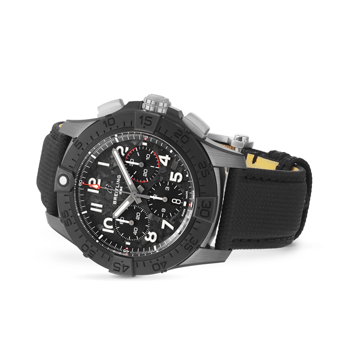 Breitling Avenger B01 Cronografo 44mm Night Mission Orologio Uomo Nero SB0147101B1X1 - immagine 3