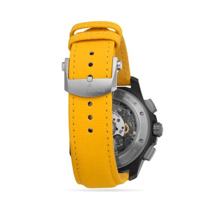 Breitling Avenger B01 Cronografo 44mm Night Mission Orologio da uomo in pelle gialla SB0147101I1X1 - immagine 4