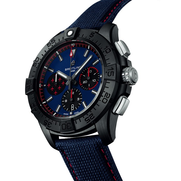 Breitling Avenger B01 Cronografo Frecce Rosse 44mm Orologio Uomo Blu SB01475A1C1X1 - immagine 2
