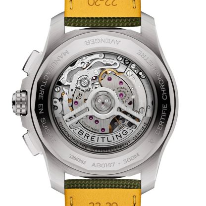 Breitling Avenger Cronografo B01 44 mm Orologio da uomo in pelle verde AB0147101L1X1 - immagine 2
