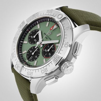 Breitling Avenger Cronografo B01 44 mm Orologio da uomo in pelle verde AB0147101L1X1 - immagine 5
