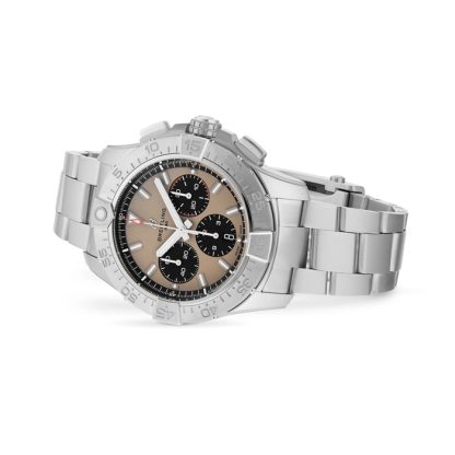 Breitling Avenger Cronografo B01 44mm Orologio Uomo Beige Acciaio Inox AB0147101A1A1 - immagine 3