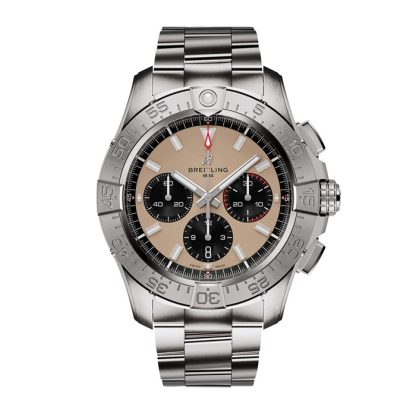 Breitling Avenger Cronografo B01 44mm Orologio Uomo Beige Acciaio Inox AB0147101A1A1