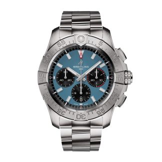 Breitling Avenger Cronografo B01 44mm Orologio Uomo Blu Acciaio Inox AB0147101C1A1