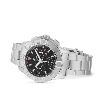 Breitling Avenger Cronografo B01 44mm Orologio da uomo in acciaio inossidabile nero AB0147101B1A1 - immagine 3