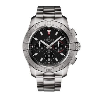 Breitling Avenger Cronografo B01 44mm Orologio da uomo in acciaio inossidabile nero AB0147101B1A1