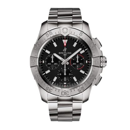 Breitling Avenger Cronografo B01 44mm Orologio da uomo in acciaio inossidabile nero AB0147101B1A1