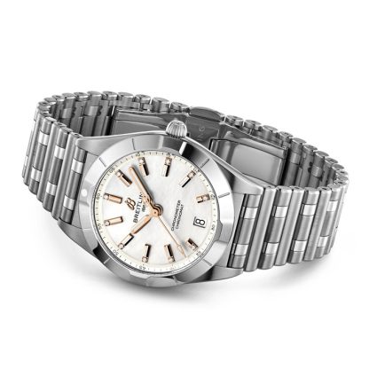 Breitling Chronomat 32 Orologio in acciaio inossidabile Madreperla A77310101A4A1 - immagine 3