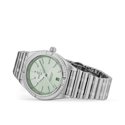 Breitling Chronomat Automatic 36 Orologio verde menta A10380591L1A1 - immagine 3