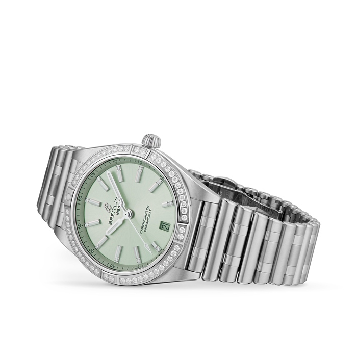 Breitling Chronomat Automatic 36 Orologio verde menta A10380591L1A1 - immagine 3