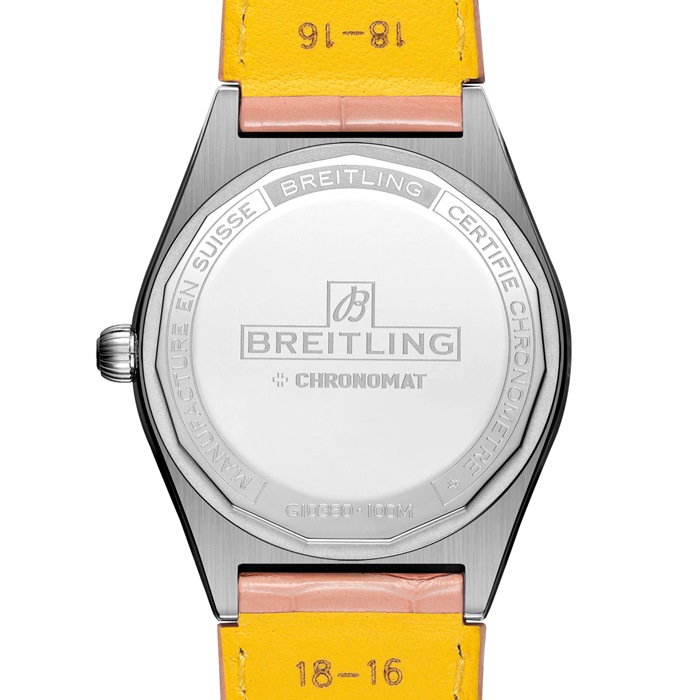 Breitling Chronomat Automatic 36 South Sea Cinturino in pelle rosa Orologio da donna G10380BB1K1P1 - immagine 2