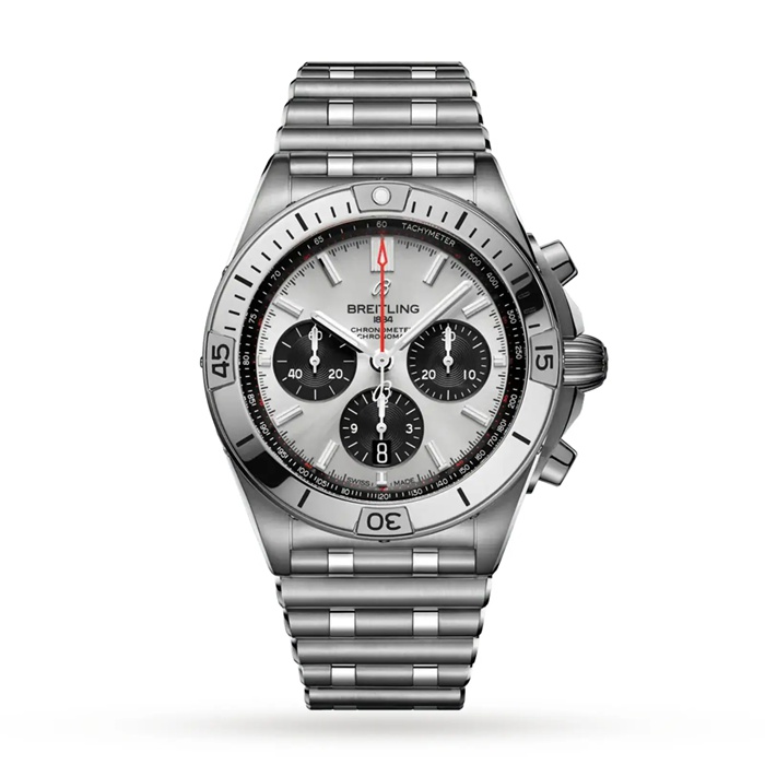 Breitling Chronomat B01 42 Orologio in acciaio inossidabile argento AB0134101G1A1