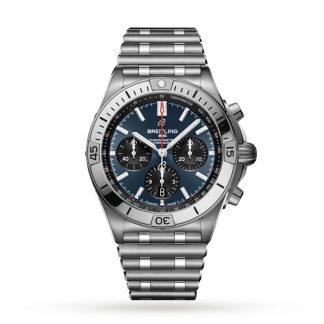 Breitling Chronomat B01 42 Orologio in acciaio inossidabile blu AB0134101C1A1