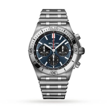 Breitling Chronomat B01 42 Orologio in acciaio inossidabile blu AB0134101C1A1