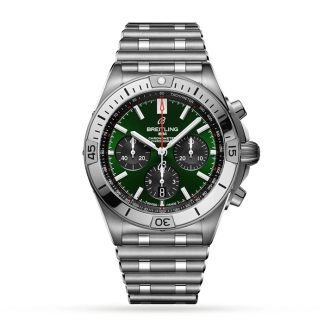 Breitling Chronomat B01 42 Orologio in acciaio inossidabile verde AB0134101L1A1