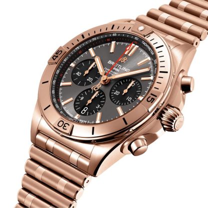 Breitling Chronomat B01 42 Orologio in oro rosso 18k RB0134101B1R1 - immagine 2