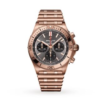 Breitling Chronomat B01 42 Orologio in oro rosso 18k RB0134101B1R1