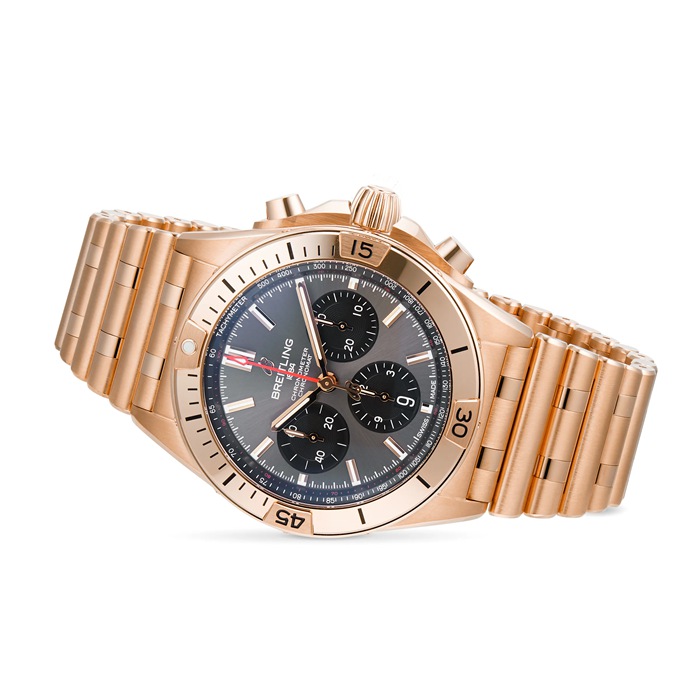 Breitling Chronomat B01 42 Orologio in oro rosso 18k RB0134101B1R1 - immagine 5