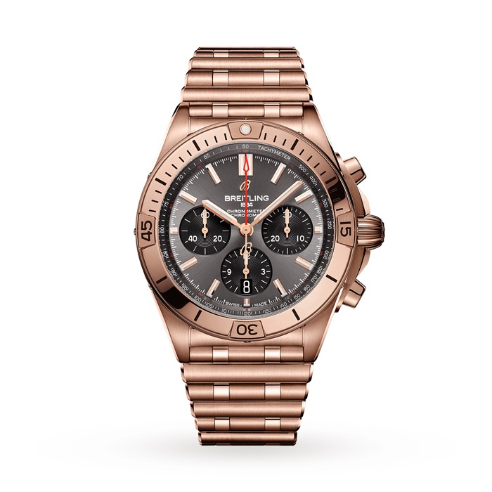 Breitling Chronomat B01 42 Orologio in oro rosso 18k RB0134101B1R1