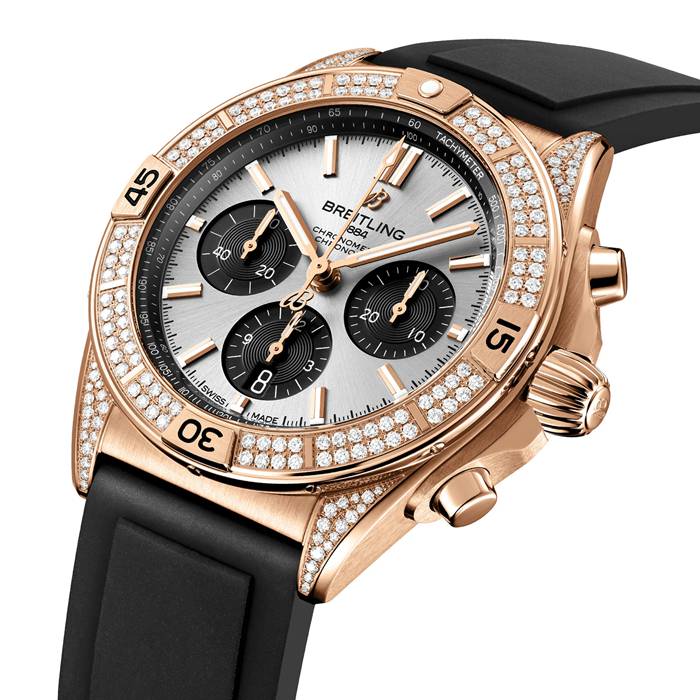 Breitling Chronomat B01 42mm Orologio Uomo Oro Rosso RB0134721G1S1 - immagine 2