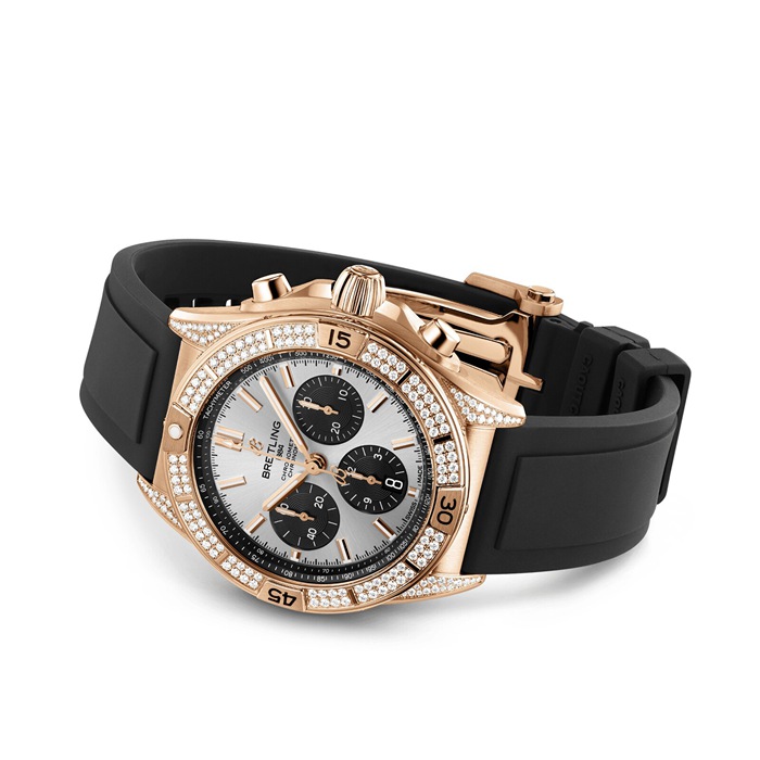 Breitling Chronomat B01 42mm Orologio Uomo Oro Rosso RB0134721G1S1 - immagine 3