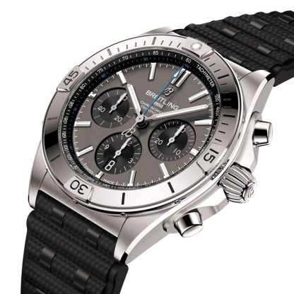 Breitling Chronomat B01 42mm Orologio da uomo in gomma grigia EB0134101M1S1 - immagine 3