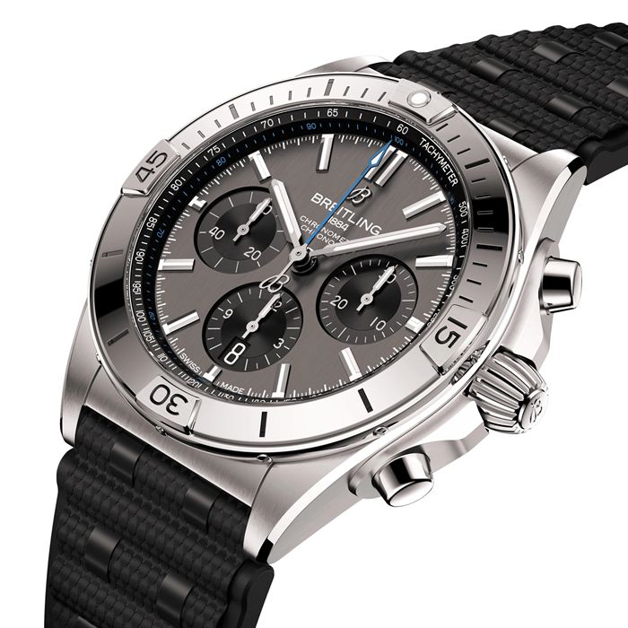 Breitling Chronomat B01 42mm Orologio da uomo in gomma grigia EB0134101M1S1 - immagine 3