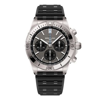 Breitling Chronomat B01 42mm Orologio da uomo in gomma grigia EB0134101M1S1