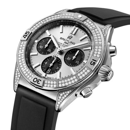 Breitling Chronomat B01 42mm Uomo Orologio Argento AB0134721G1S1 - immagine 2