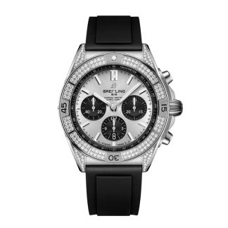 Breitling Chronomat B01 42mm Uomo Orologio Argento AB0134721G1S1