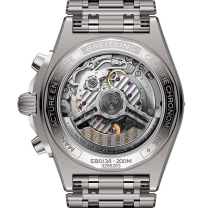 Breitling Chronomat B01 42mm Uomo Orologio Grigio Titanio EB0134101M1E1 - immagine 2