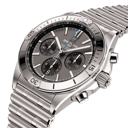 Breitling Chronomat B01 42mm Uomo Orologio Grigio Titanio EB0134101M1E1 - immagine 3