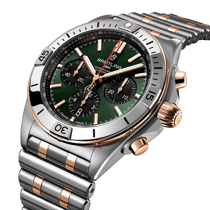 Breitling Chronomat B01 Cronografo 42mm Uomo Orologio Verde UB0134131L1U1 - immagine 3
