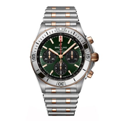 Breitling Chronomat B01 Cronografo 42mm Uomo Orologio Verde UB0134131L1U1