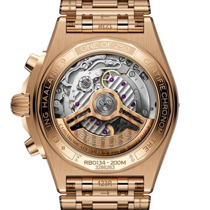 Breitling Chronomat B01 Erling Haaland Edizione Limitata 42mm Uomo Orologio RB01347A1F1R1 - immagine 4