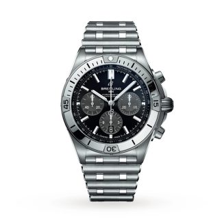 Breitling Chronomat B01 Orologio da uomo 42 mm nero AB01341B1B1A1