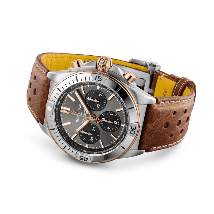 Breitling Chronomat B01 Triumph 42 mm Orologio da uomo grigio TB0134101M1X1 - immagine 4