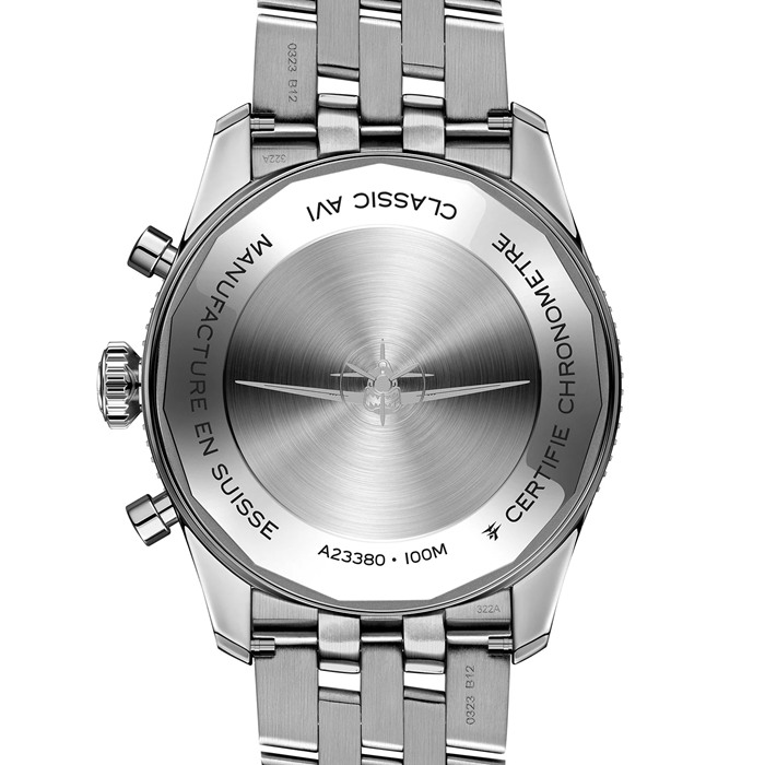 Breitling Classic AVI Cronografo 42 Curtiss P-40 Warhawk Orologio in acciaio inox A233802A1L1A1 - immagine 2