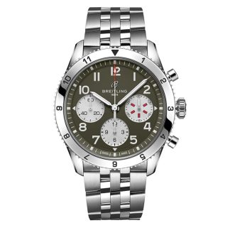 Breitling Classic AVI Cronografo 42 Curtiss P-40 Warhawk Orologio in acciaio inox A233802A1L1A1