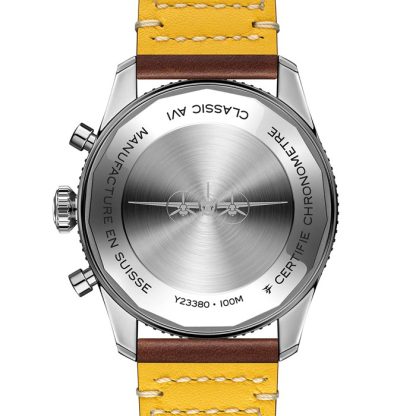Breitling Classic AVI Cronografo 42 Mosquito Cinturino in pelle Orologio Y233801A1B1X1 - immagine 2