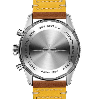 Breitling Classic AVI Cronografo 42 P-51 Mustang Cinturino in pelle Orologio A233803A1B1X1 - immagine 2